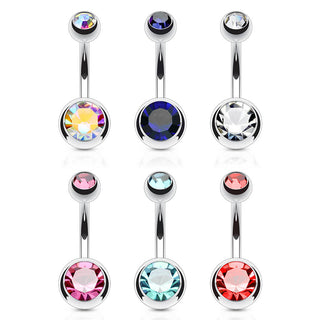 Belly Button Piercing Zirconia, 6  pieces