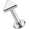 Titanium Labret Geometric Triangle Top Design