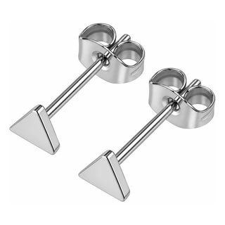 Titanium Earring Triangle Geometric Shape