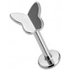 Titanium Labret Little Butterfly Silhouette Top