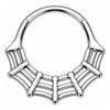 Titanium Ring Spider Web Clicker