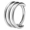Titanium Ring Triple Band Clicker