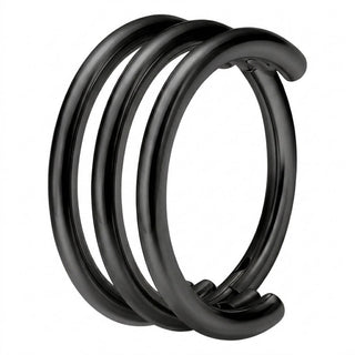 Titanium Ring Triple Band Clicker
