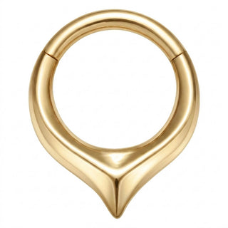 Titanium Ring Teardrop Clicker