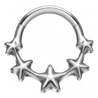 Titanium Ring 5 Stars Clicker