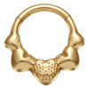 Titanium Ring 5 Hearts Clicker