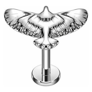 Titanium Labret Eagle Internally Threaded