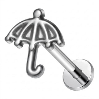 Titanium Labret Umbrella Internally Threaded