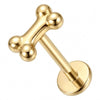 Titanium Labret Bone Internally Threaded