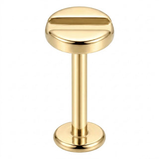 Titanium Labret Screw Internally Threaded