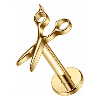 Titanium Labret Scissors Internally Threaded