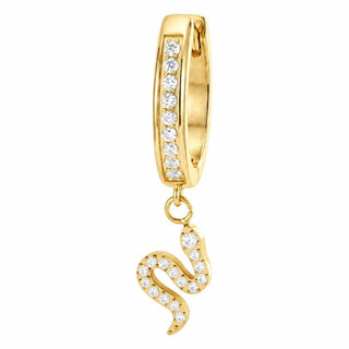 Belly Button Piercing Snake Dangle Clicker Clicker