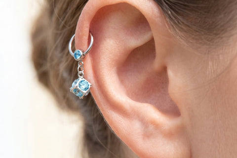 Silver Helix Ring