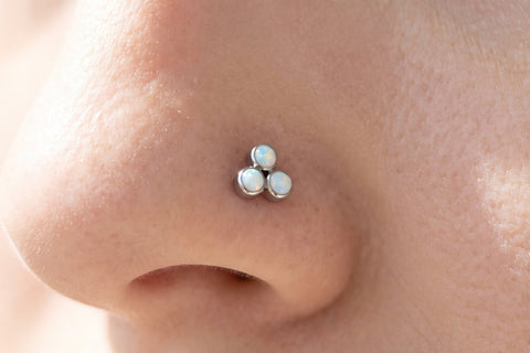 Silver Nose Piercing