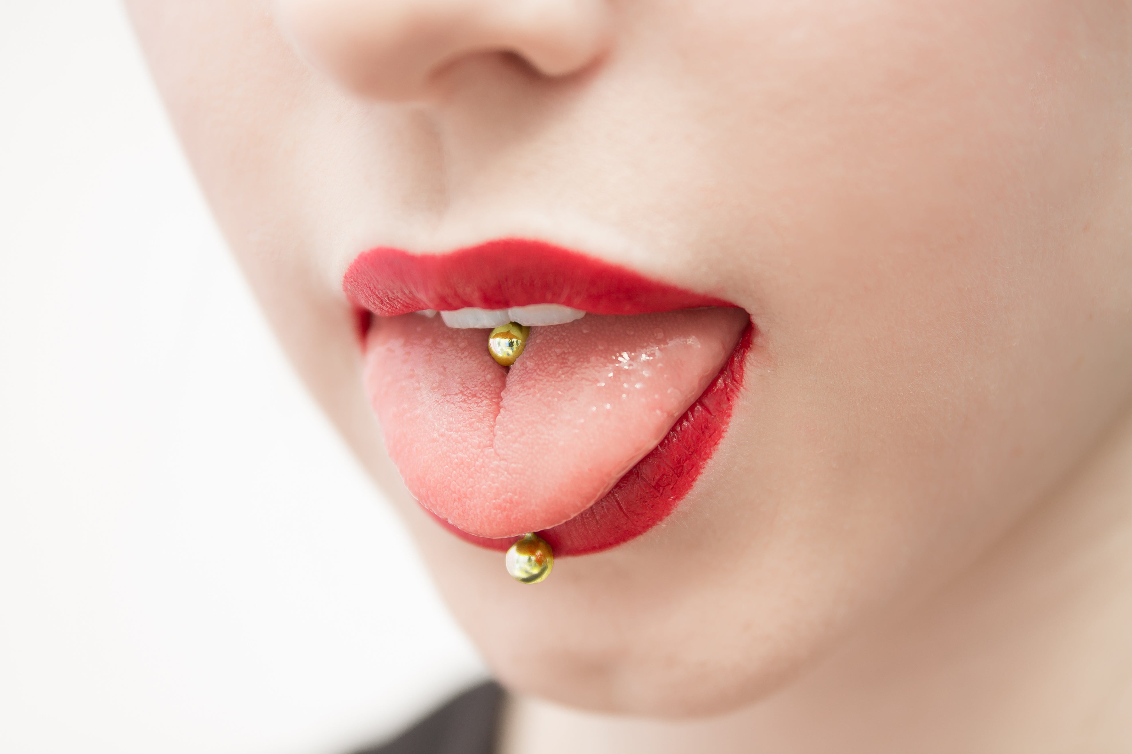 Types de piercing de la langue